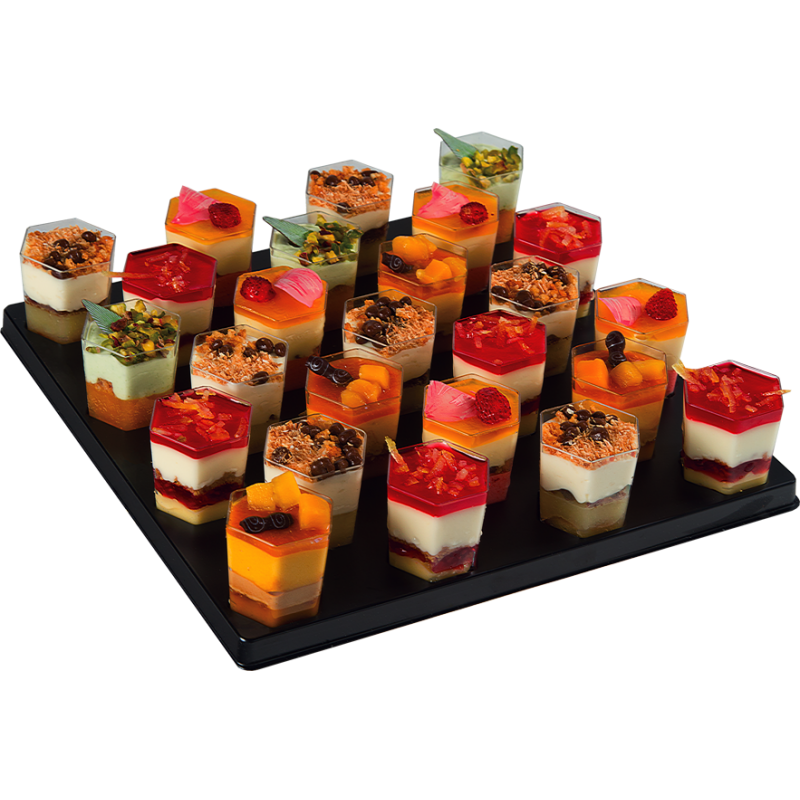 Mini-verrines tout fruits - cocktails sucrées - pâtisserie La Romainville