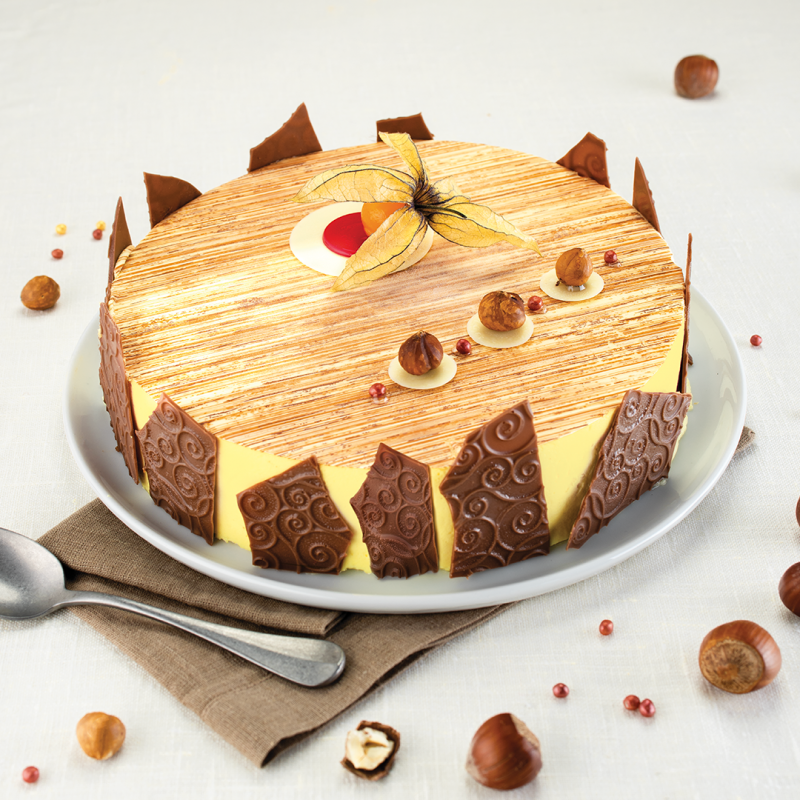Entremets Passion-Noisette