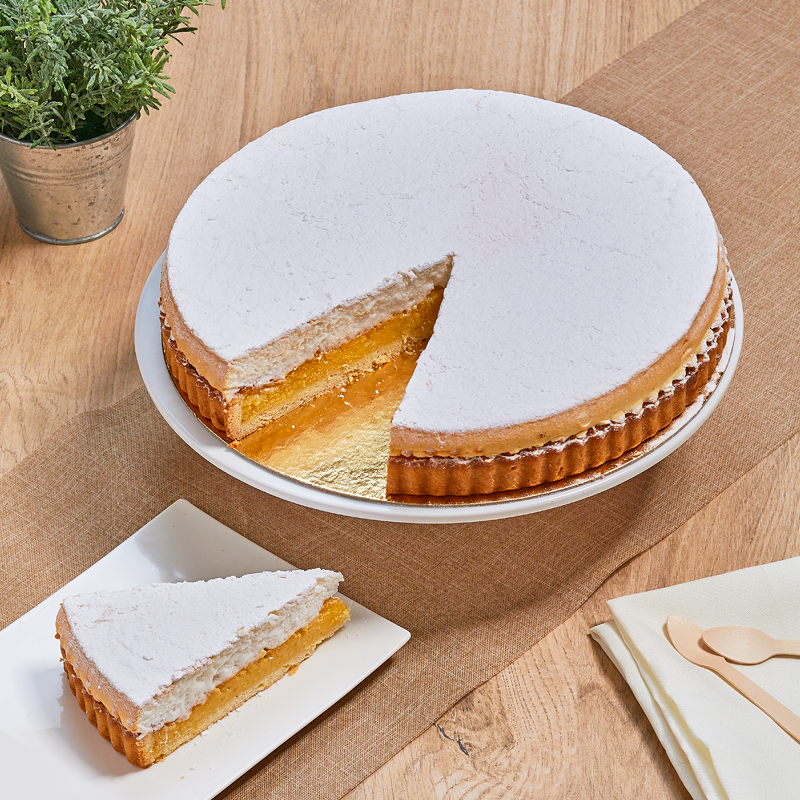 Tarte sicilienne - crème citron et meringue - Pâtisserie La Romainville
