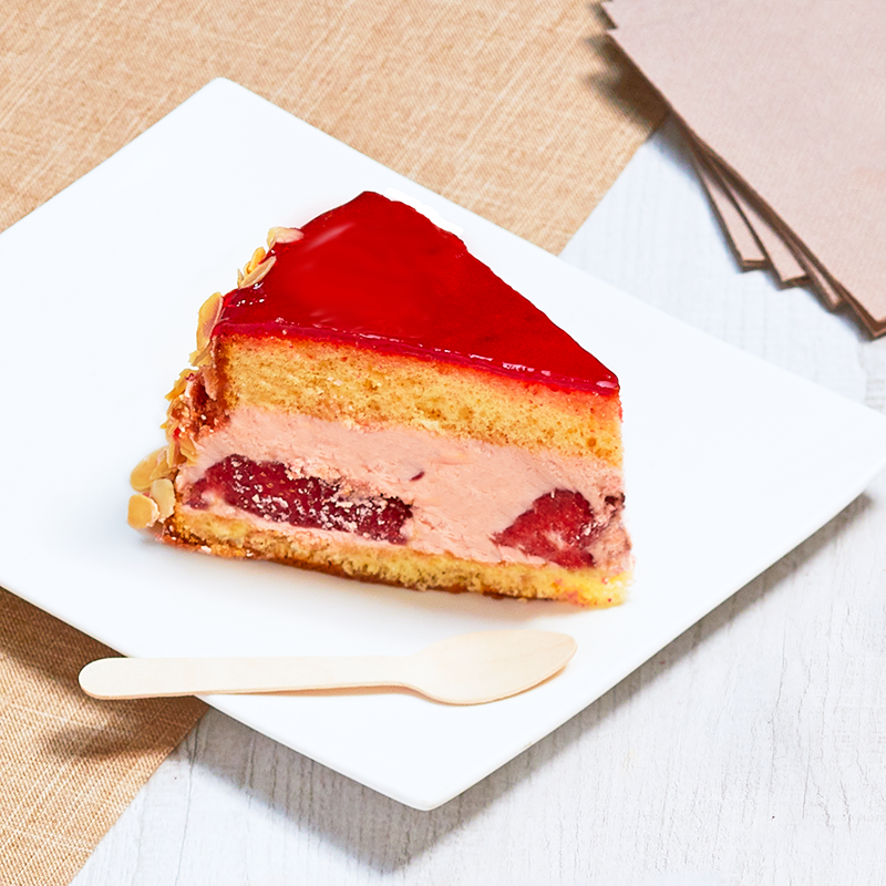 Fraisier personnalisé - gâteau avec photo - Pâtisserie La Romainville Fraisier personnalisé - gâteau avec photo - Pâtisserie La Romainville