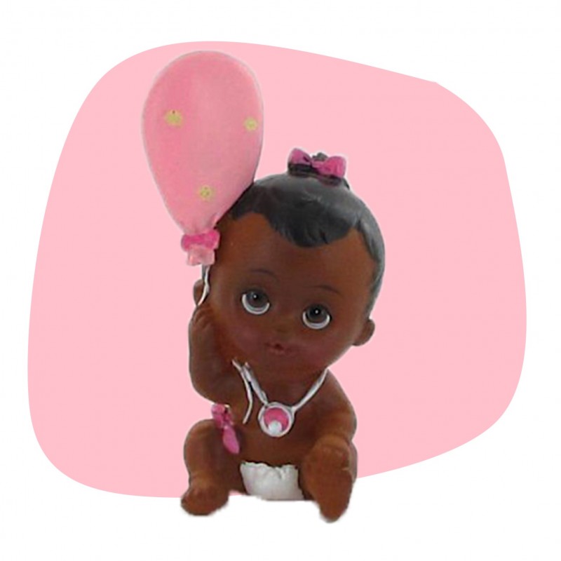 Sujet Bébé FILLE - naissance bapteme