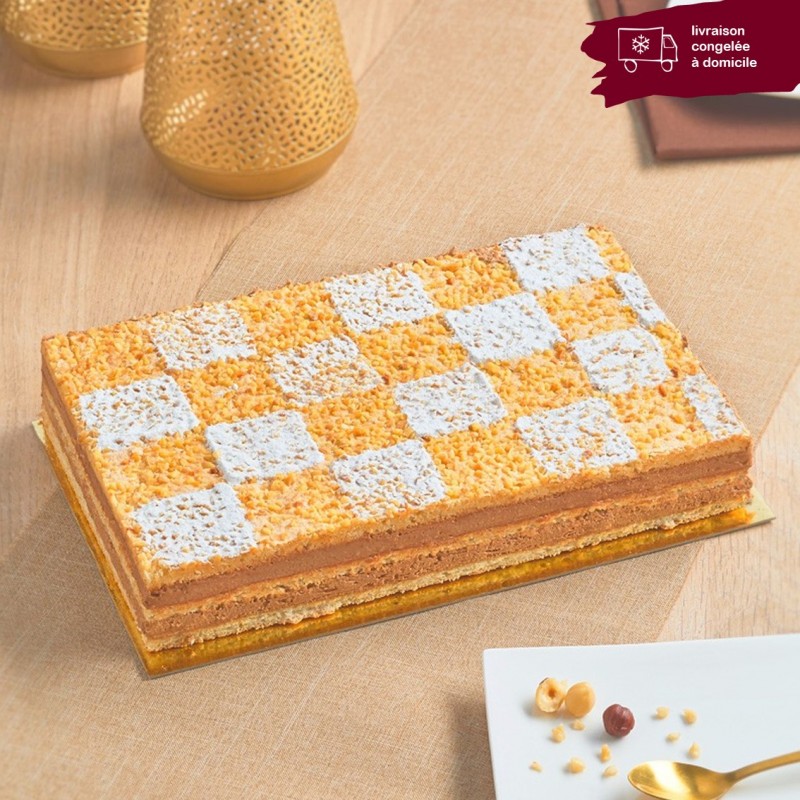 Succès - délicieux gâteau chocolat noisette - Pâtisserie La Romainville - livraison à domicile